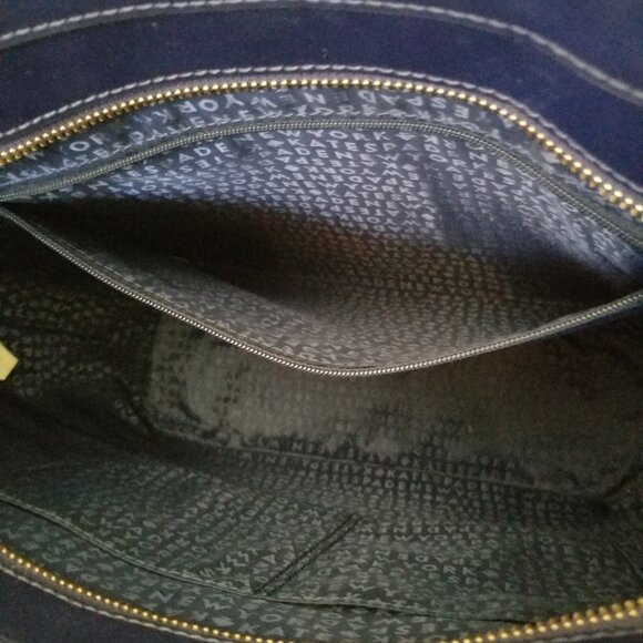 Kate Spade Periwinkle Blue Structured Handbag/Shoulder Bag “Karla Blue Sapphire” - Picture 7 of 11